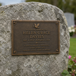 Personalised Cast Brass Memorial Plaque – Dove