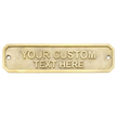 Personalised Cast Brass Door Sign Plaque – Imperial Design